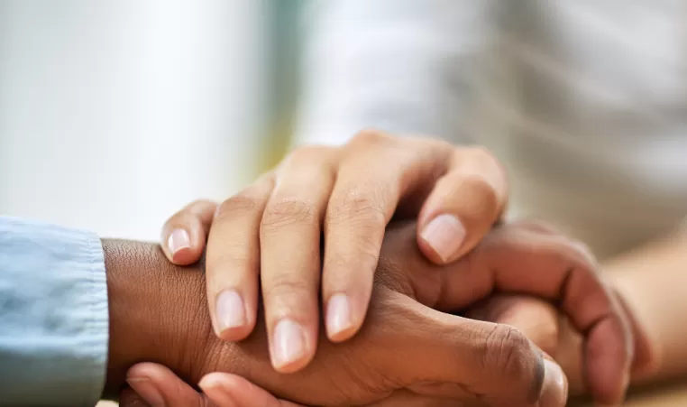 Holding hands